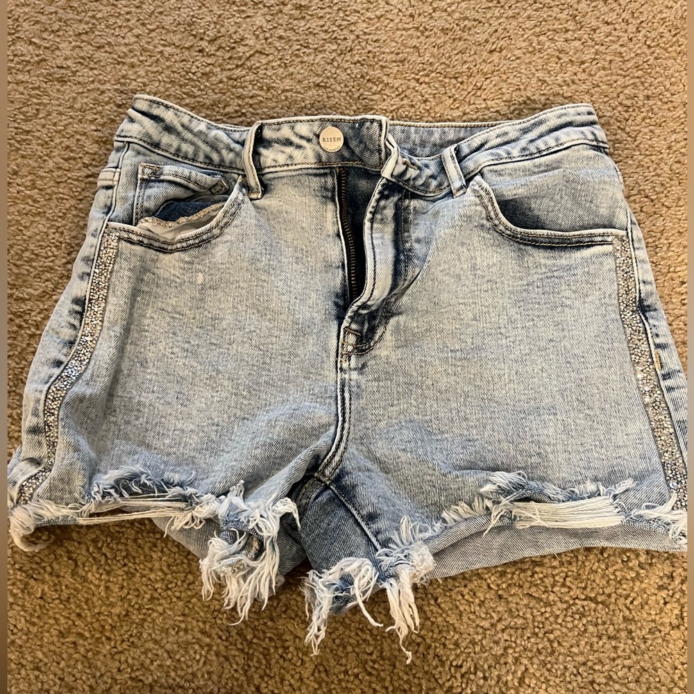 Risen light denim shirts size Large